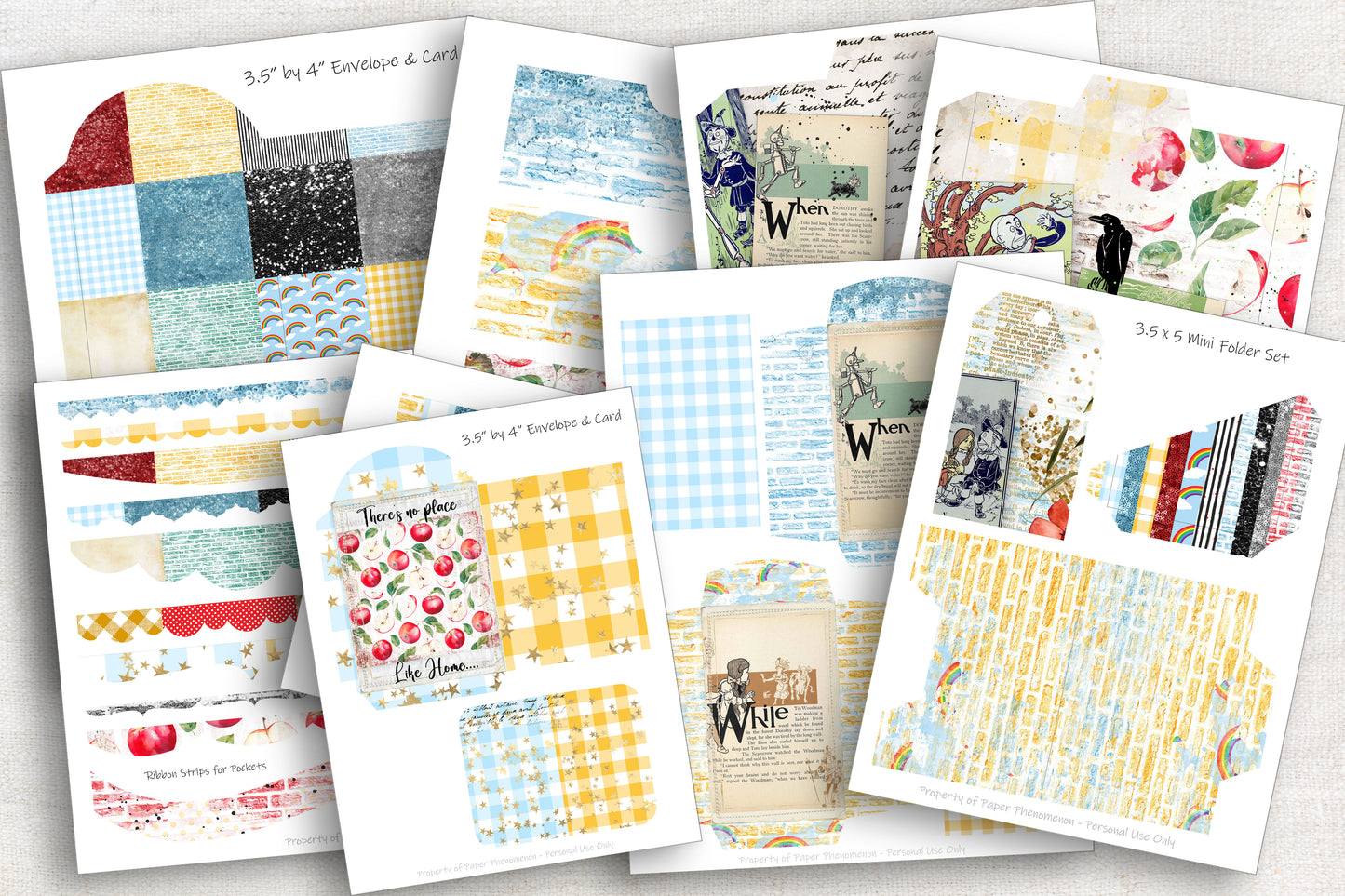 Digital Paper Collection - Storybook Collection Series - OZ