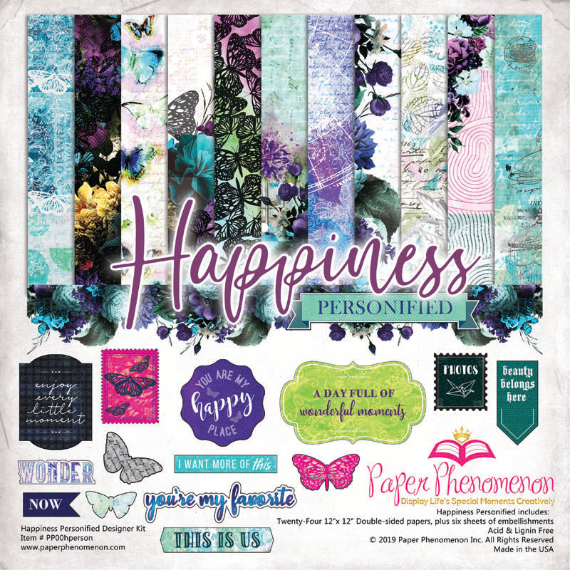 Digital Paper Collection - Happiness Personified